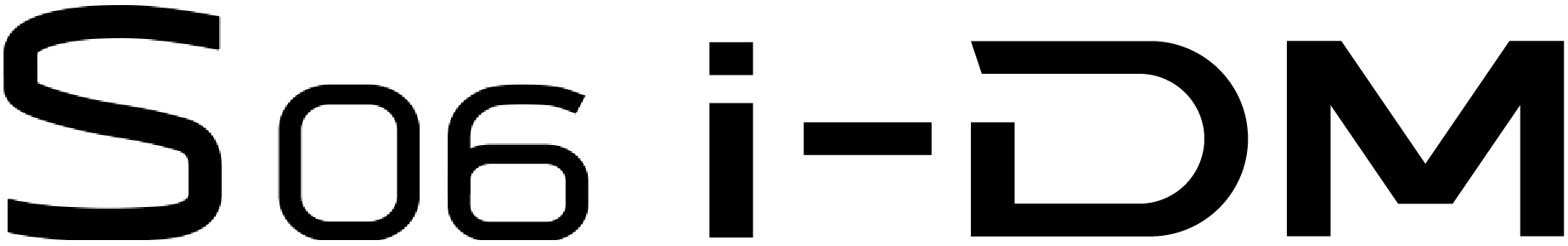 Logo Soueast S06IDM negro