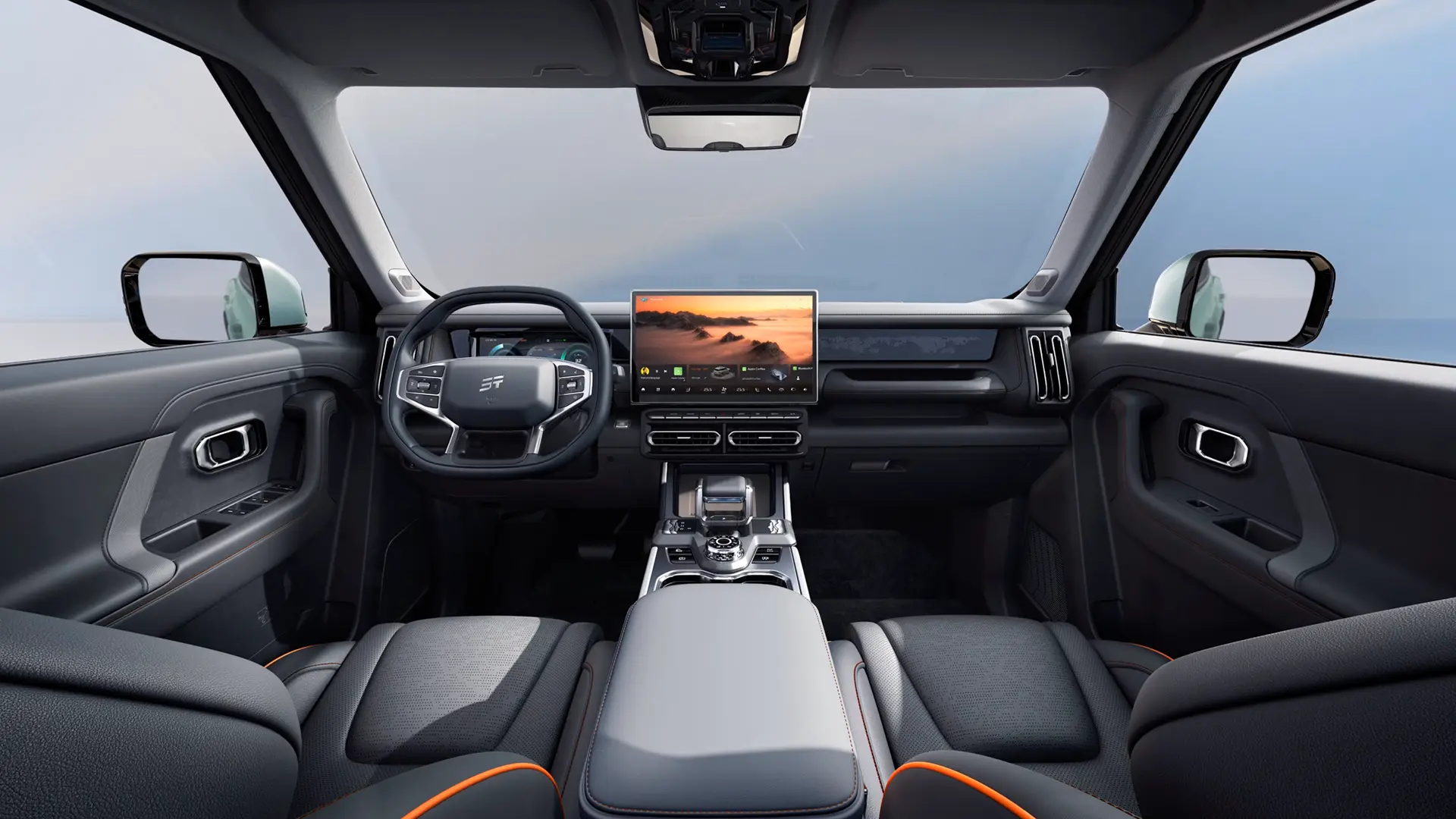 Jetour T1 suv interior black